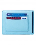 CUSTODIA PER PASSAPORTO ROMA F147 PASTELLO BLU